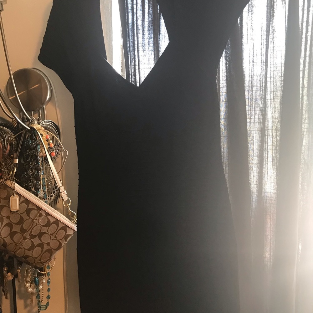 Little black bodycon dress
